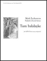 Tum balalayke SATB choral sheet music cover